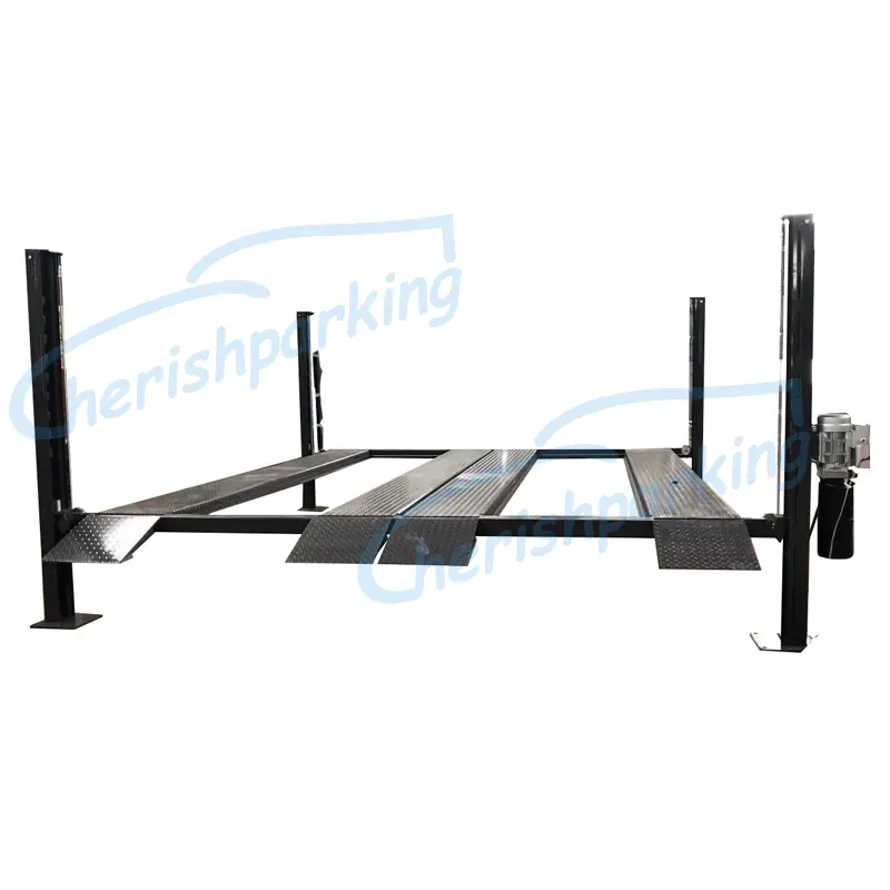 High-Quality Double Wide Four Post Parking Lifter for Home Garage Manufacturers, Product