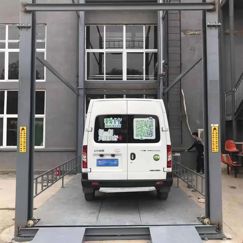 High-Quality Multi Floor Customizable Four Post Car Hoist for Car Showroom Factories, Product