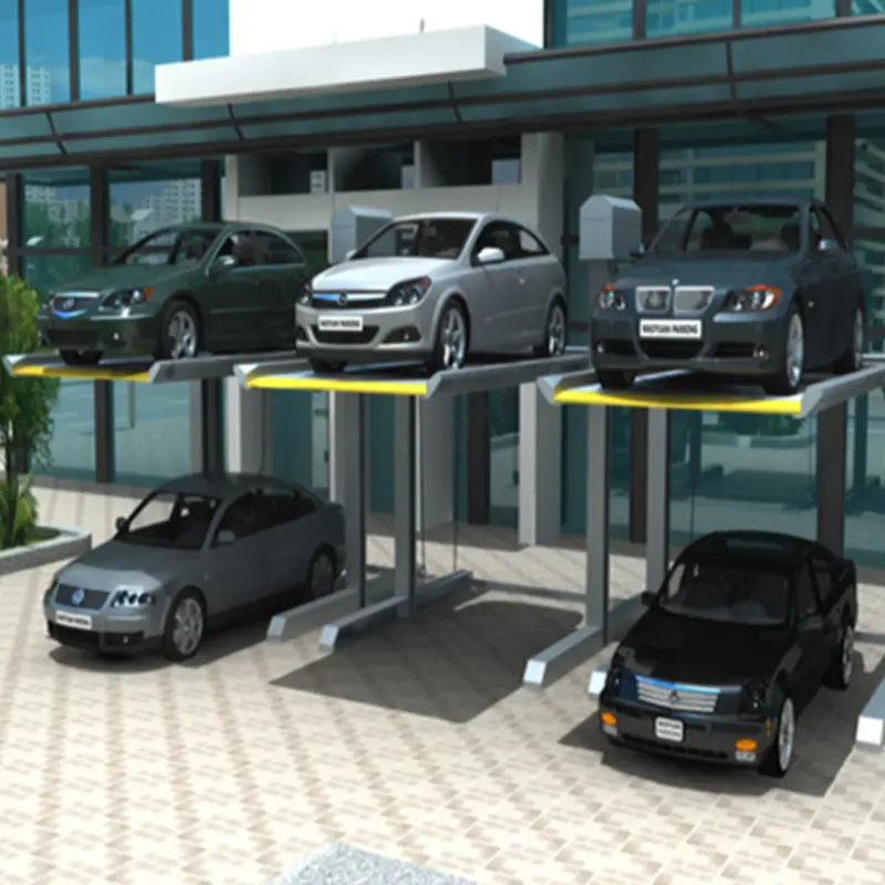 Motor Drive Two Post Parking Lift Case 2