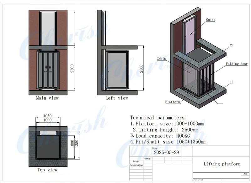 Hydraulic Home Elevator