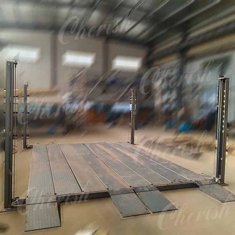 CE Certification Hydraulic Four Post Car Parking Lift for 4 Cars Storage Manufacturer, Products