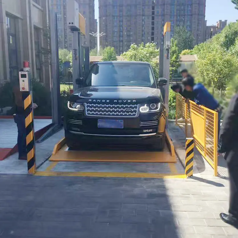 High-Quality Motor Drive Two Post Parking Lift Double Level Car Stacker Manufacturer, Factory