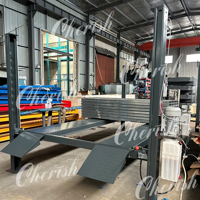 High-Quality Hydraulic Electric Manual Four Post Car Lift for Parking And Repair Manufacturer, Factories