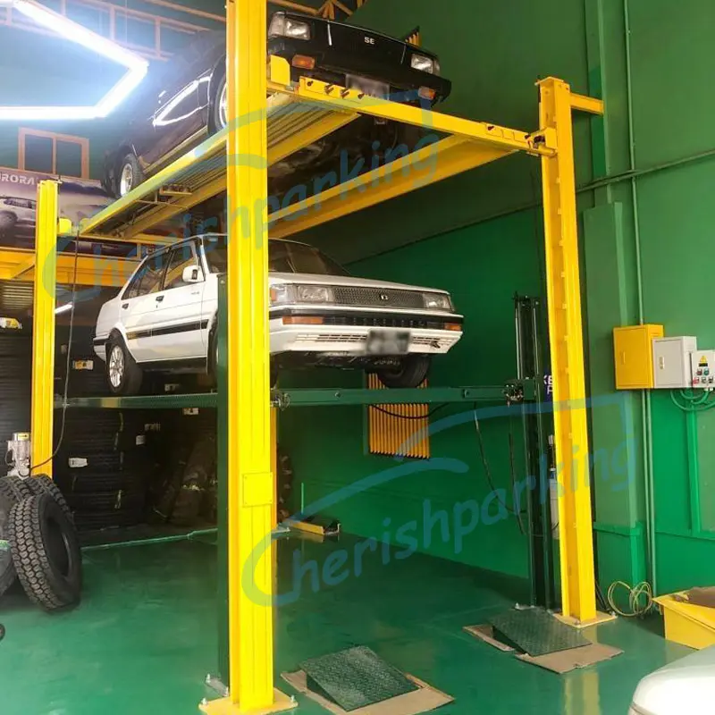 High-Quality Triple Level Four Post Parking Lifts Car Stacker Product, Products