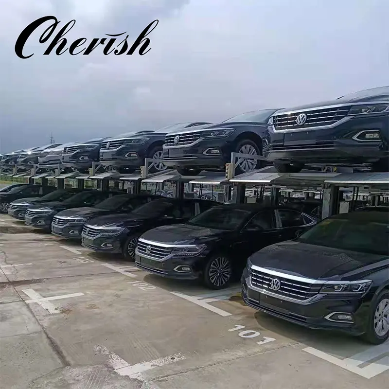 High-Quality High Speed Motor Drive Electric Parking Lift Two Post Car Stacker Manufacturers, Factory