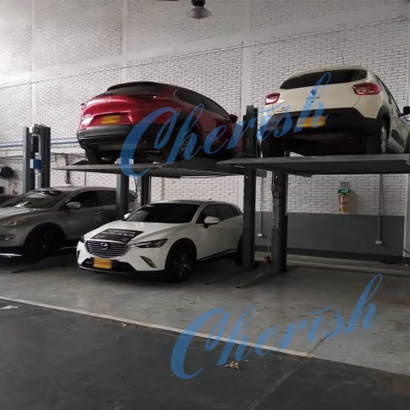 High-Quality Hydraulic 2 Level Car Stacker for Parking Lot Manufacturers, Manufacturer