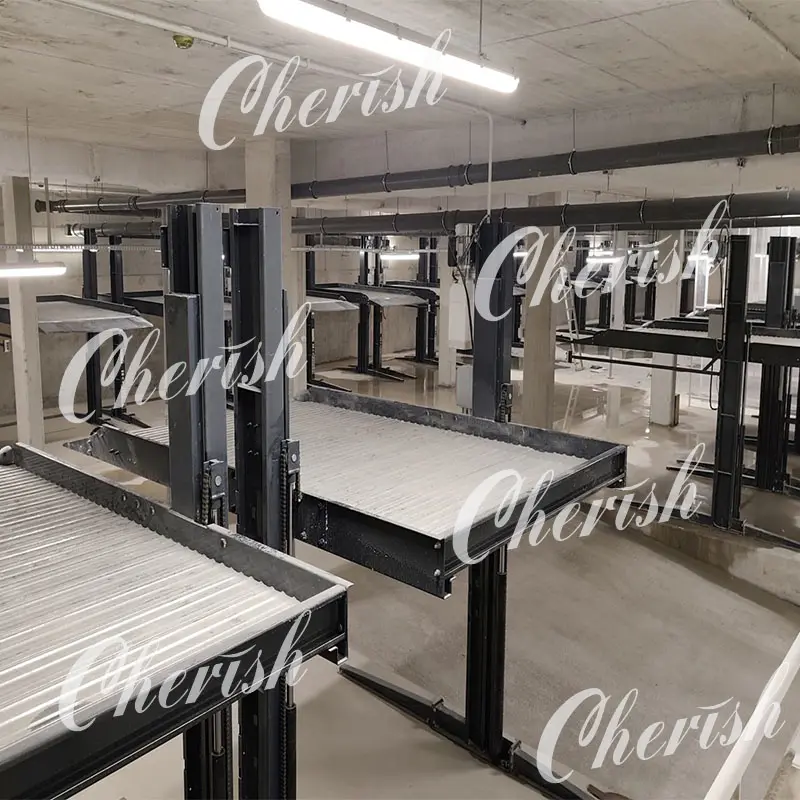 High-Quality Hydraulic 2 Level Car Stacker for Parking Lot Manufacturers, Manufacturer