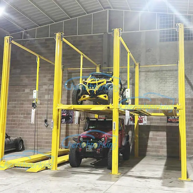 High-Quality Triple Level Four Post Parking Lifts Car Stacker Product, Products