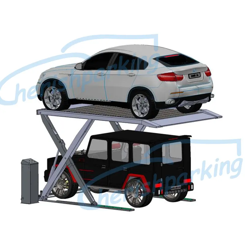 CE Certification Scissor Parking Lift Double Auto Stacker Factories, Products