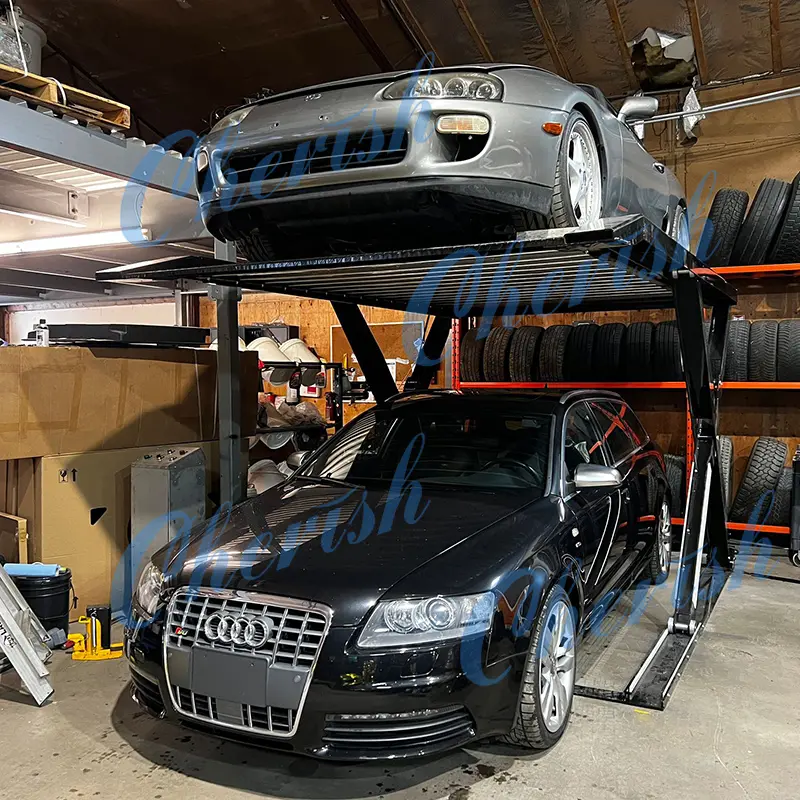 CE Certification Hydraulic Scissor Parking Lift Auto Car Stacker Factories, Factory