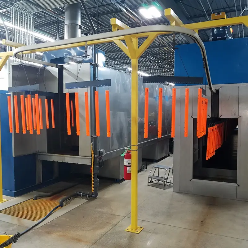 CE Certification Electrostatic Coating Machine Big Cyclone Secondary Recovery PP Powder Spraying Room Stainless Steel Metal Coating Machinery Manufacturers, Manufacturer