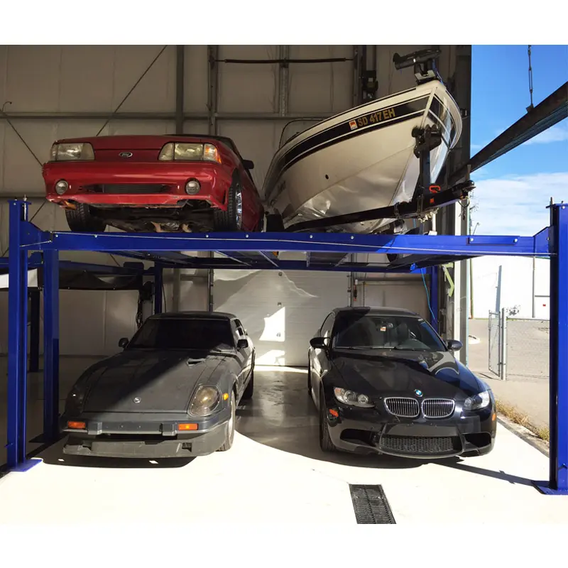 High-Quality Double Wide Four Post Parking Lifter for Home Garage Manufacturers, Product