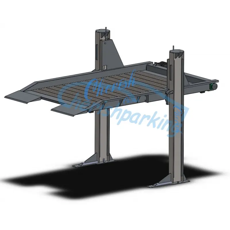 High-Quality High Speed Motor Drive Electric Parking Lift Two Post Car Stacker Manufacturers, Factory