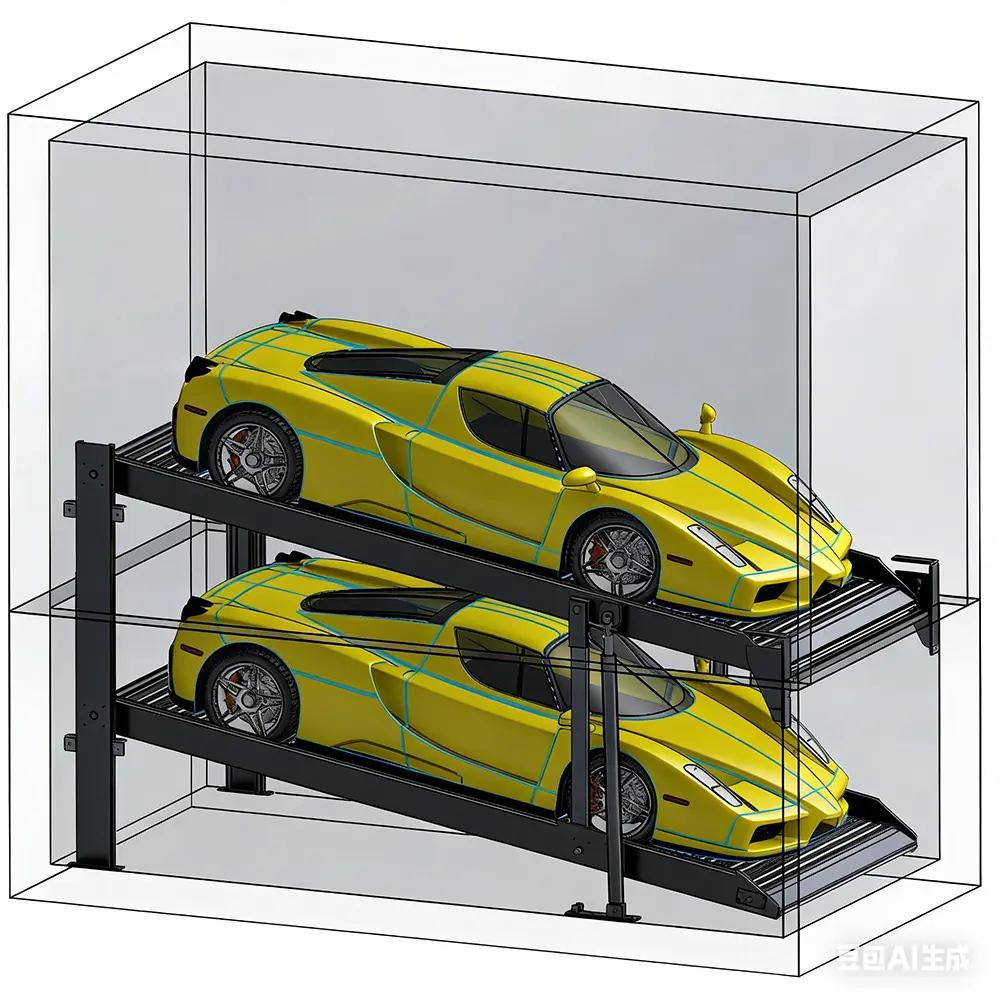 CE Certification Basement Hydraulic Underground Tilting Car Parking Stacker Auto Elevator Pit Vehicle Lift Factories, Products