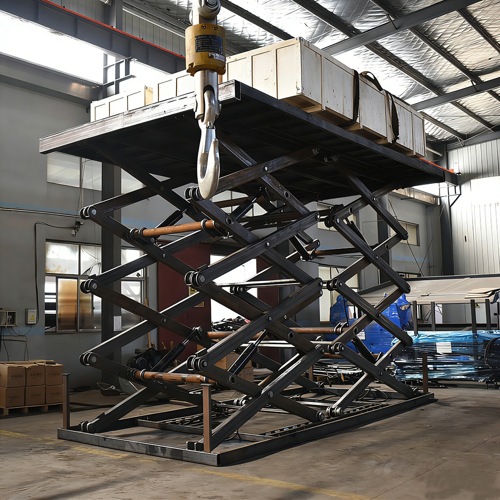 Hydraulic Drive Single Deck Scissor Car Elevator
