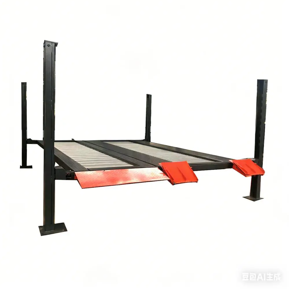 High-Quality 4 Cars Double Level Four Post Parking Lift Manufacturer, Product