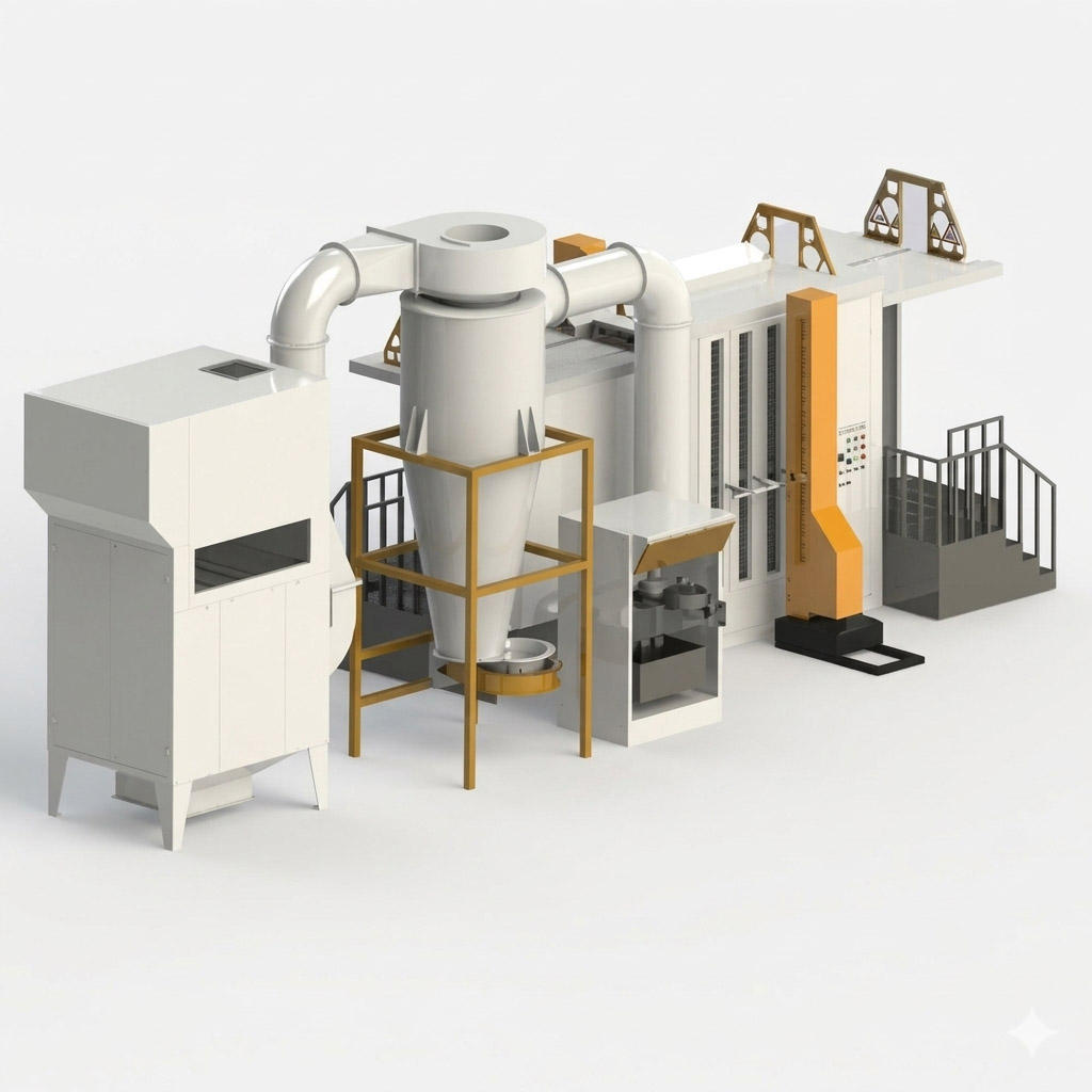 Powder coating line 2
