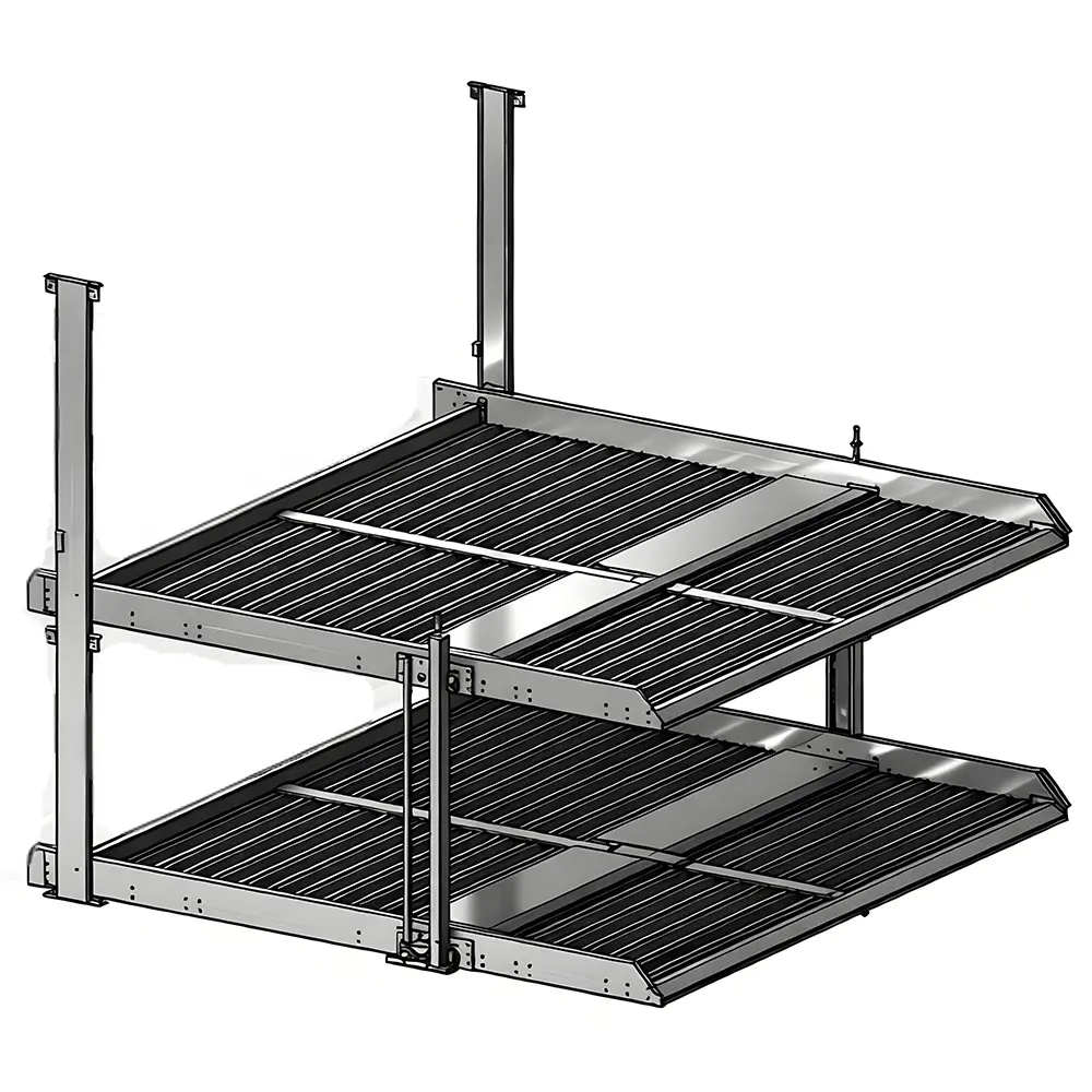 High-Quality Factory Sale Hydraulic Double Levels 4 Cars Vehicle Storage Parking Lift Pit Car Elevator Manufacturers, Factories