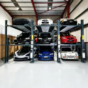 CE Certification 3 Cars Four Post Parking Lift Factory, Product