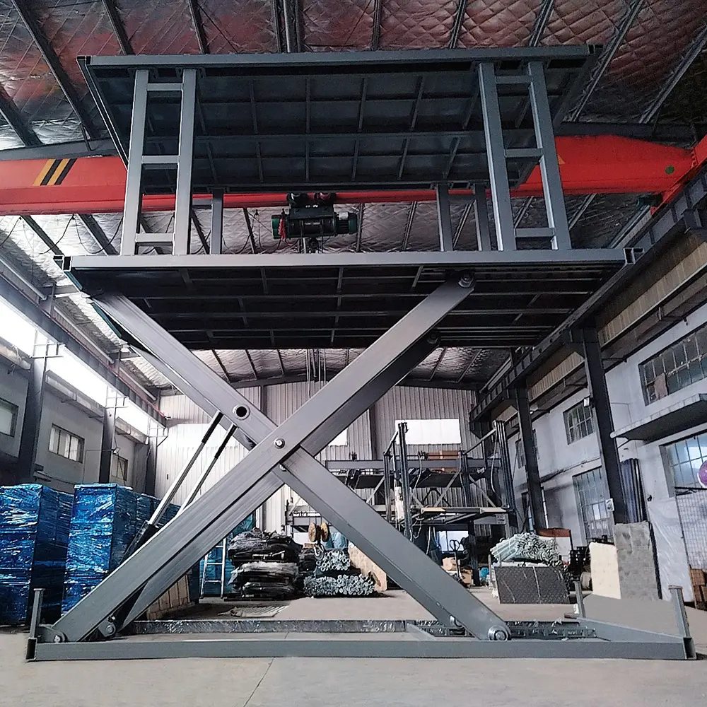 CE Certification Hydraulic Double Deck Invisible Scissor Car Elevator Factory, Products