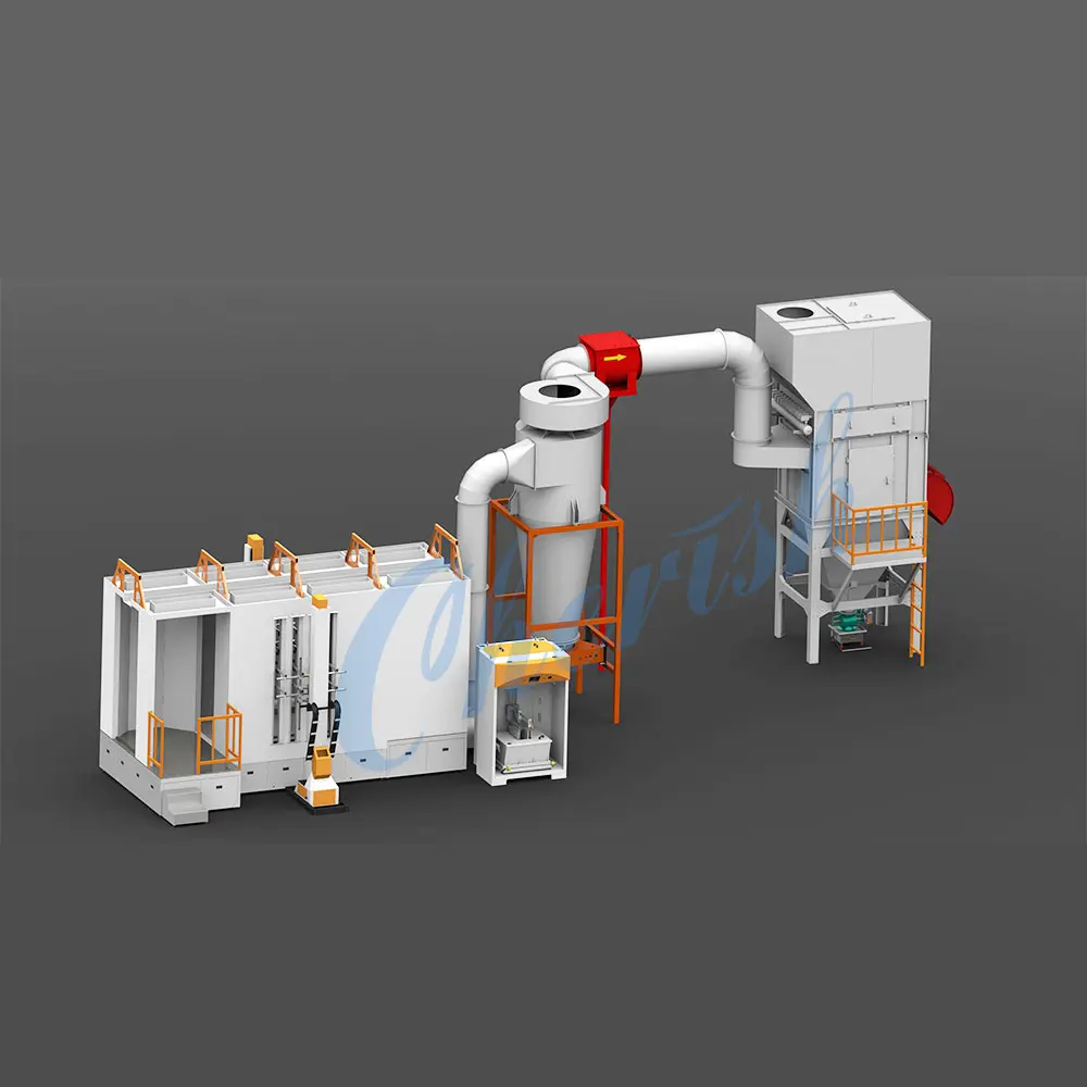 CE Certification Pretreatment Powder Coating Line Spraying Booth Washing System Product, Products
