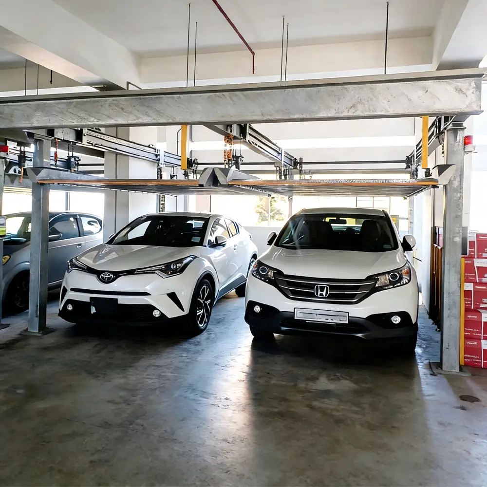 High-Quality 2 Level Motor-Driven Suspended Parking System Product, Products