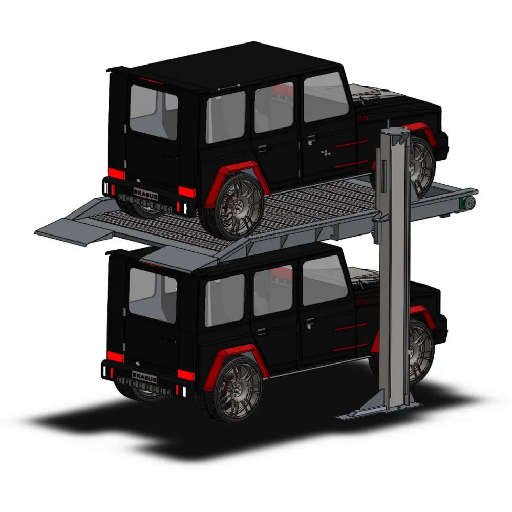 High-Quality Low Noise Two Post Car Parking Stacker for Home Garage Manufacturers, Products