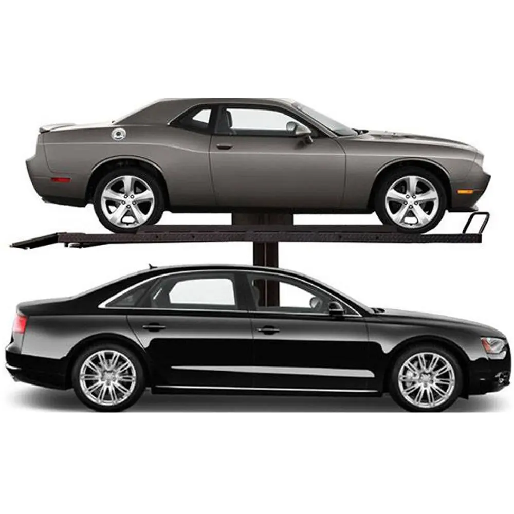 CE Certification Single Column Car Parking Lift One Post Vehicle Stacker for Home Garage Manufacturers, Product