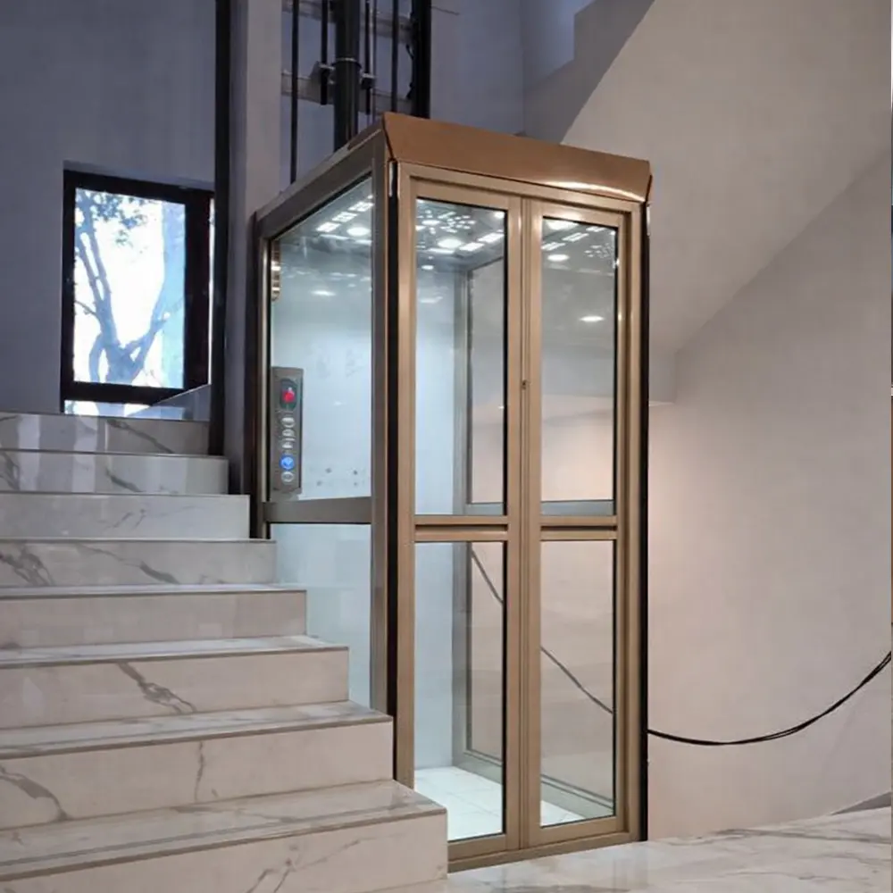 CE Certification Customized Hydraulic Home Lift Villa Elevator Factories, Factory