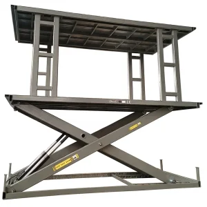 CE Certification Hydraulic Pit-Mounted Double-Deck Invisible Scissor Car Parking Elevator