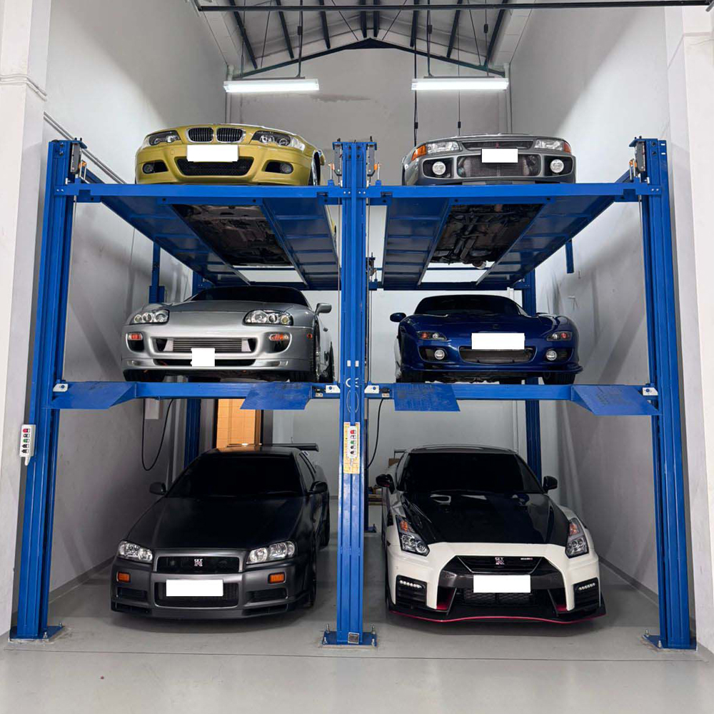 Triple-Level Car Parking Lift for sedans and SUVs