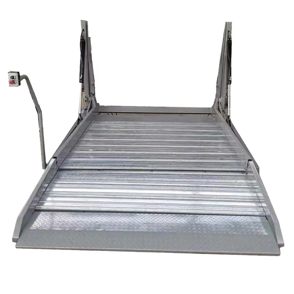 CE Certification Platform With Angle Two Post Car Parking Stacker Manufacturers, Manufacturer