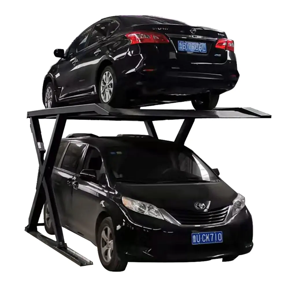 CE Certification Scissor Double Car Parking Lift Manufacturer, Factory