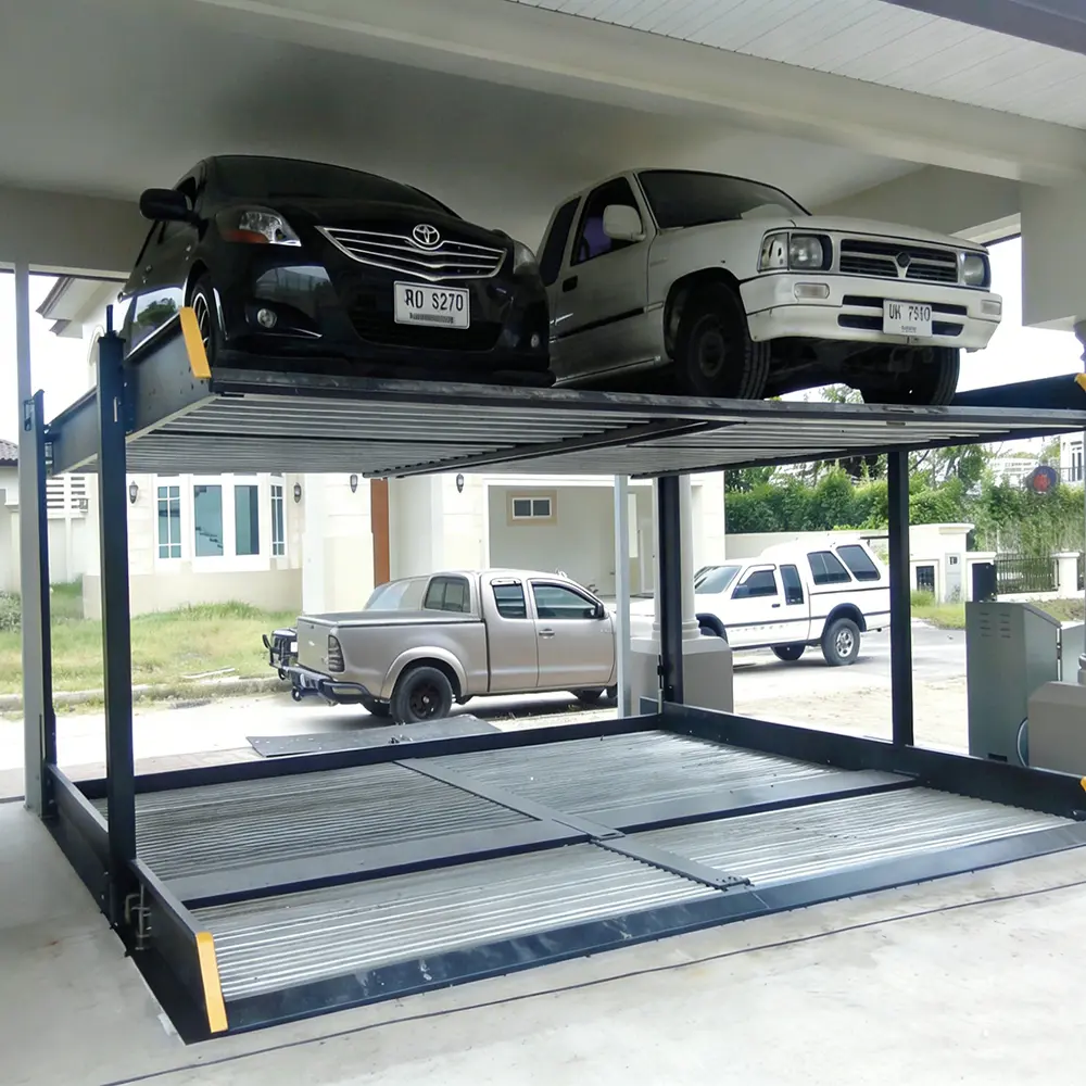High-Quality Factory Sale Hydraulic Double Levels 4 Cars Vehicle Storage Parking Lift Pit Car Elevator Manufacturers, Factories