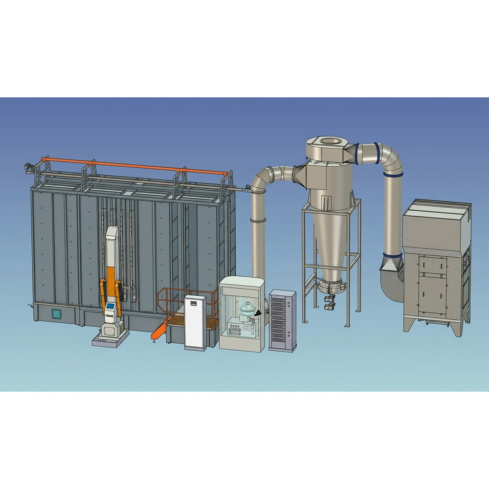 automatic powder coating line 1