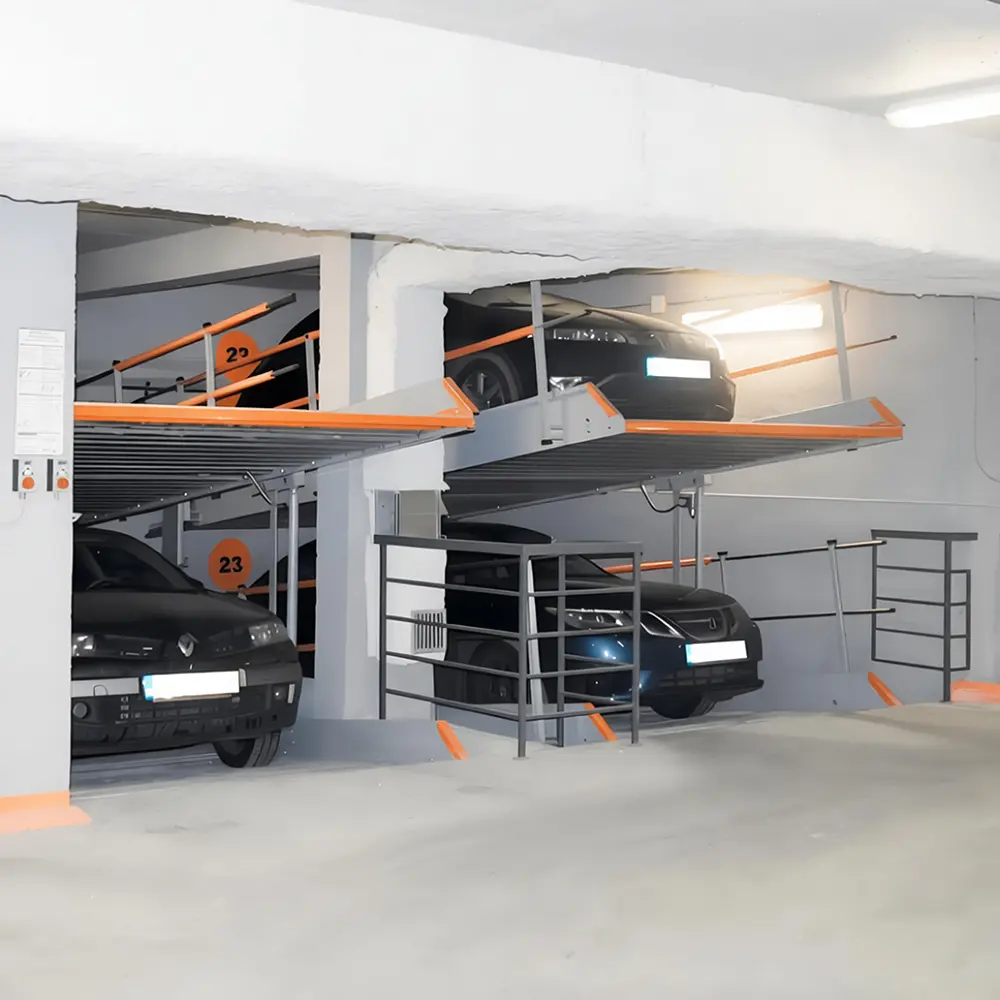 CE Certification Basement Hydraulic Underground Tilting Car Parking Stacker Auto Elevator Pit Vehicle Lift Factories, Products
