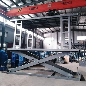 CE Certification Hydraulic Double Deck Invisible Scissor Car Elevator