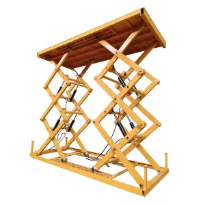 CE Certified Single Deck Hydraulic Scissor Lift Platform