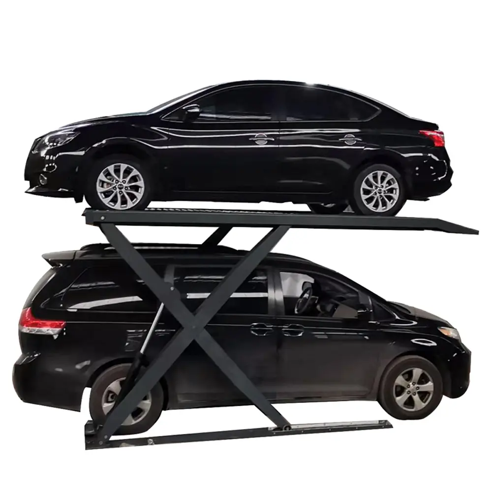 CE Certification Scissor Double Car Parking Lift Manufacturer, Factory