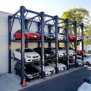 High-Quality Triple & Quad Car Stacker – 3 & 4 Level Parking Lift Factory, Product