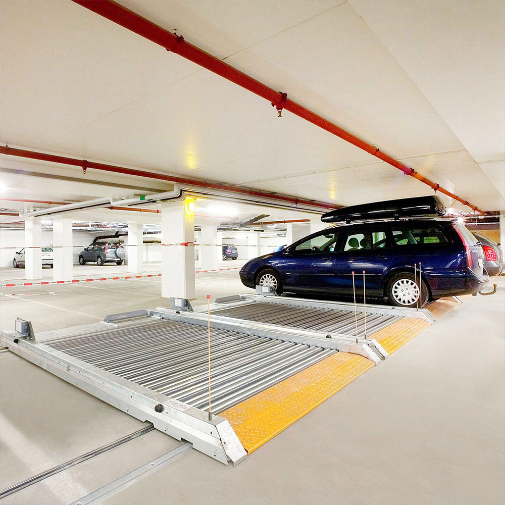 Motor Drive Sliding Platform Pallet Car Parking System