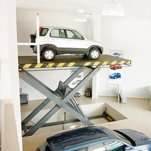 Hydraulic Drive Single Deck Scissor Car Elevator Case (3)