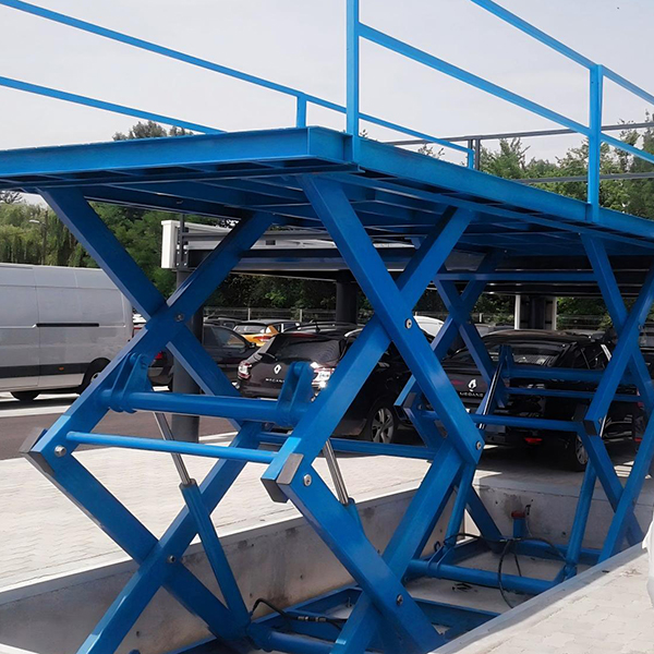 Hydraulic Drive Single Deck Scissor Car Elevator Case (2)