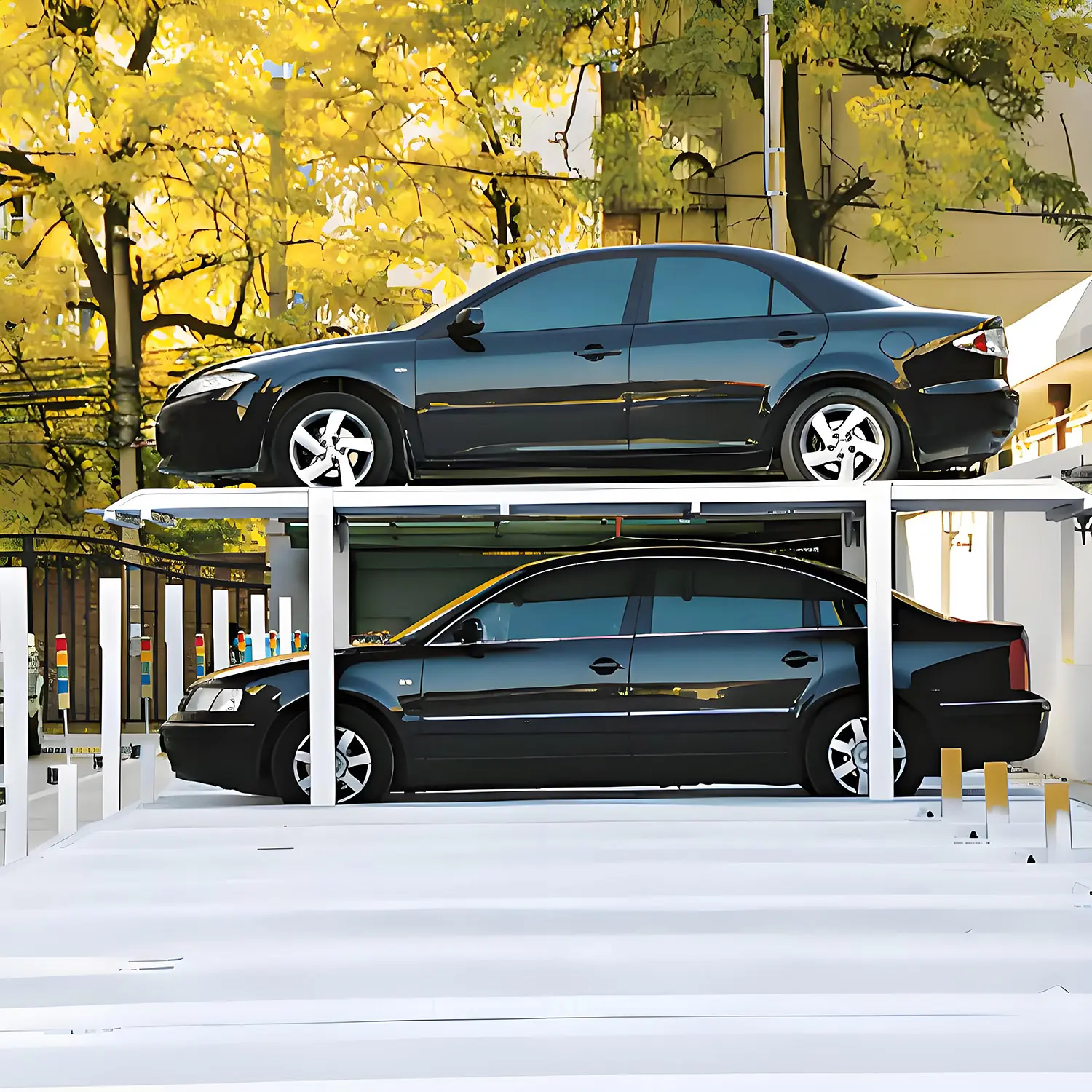 CE Certification Motor Driven Pit Car Parking System 2 or 3 Levels Underground Auto Elevator Manufacturers, Manufacturer
