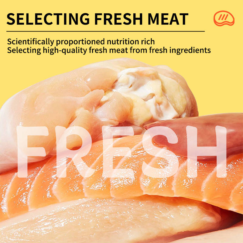 OEM/ODM Grain-Free Easy Digestion Cat Wet Food Canned Pet Treats