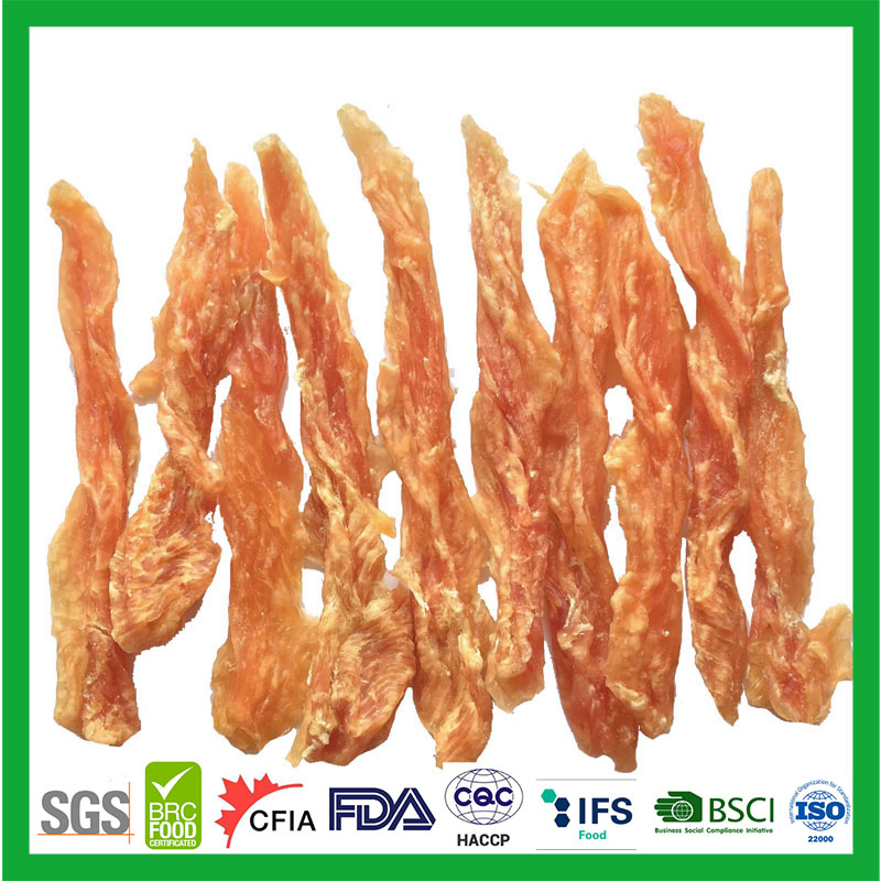 Snacks Pet Protein Supplement Pure Chicken Jerky Chunk Crunchy Treat