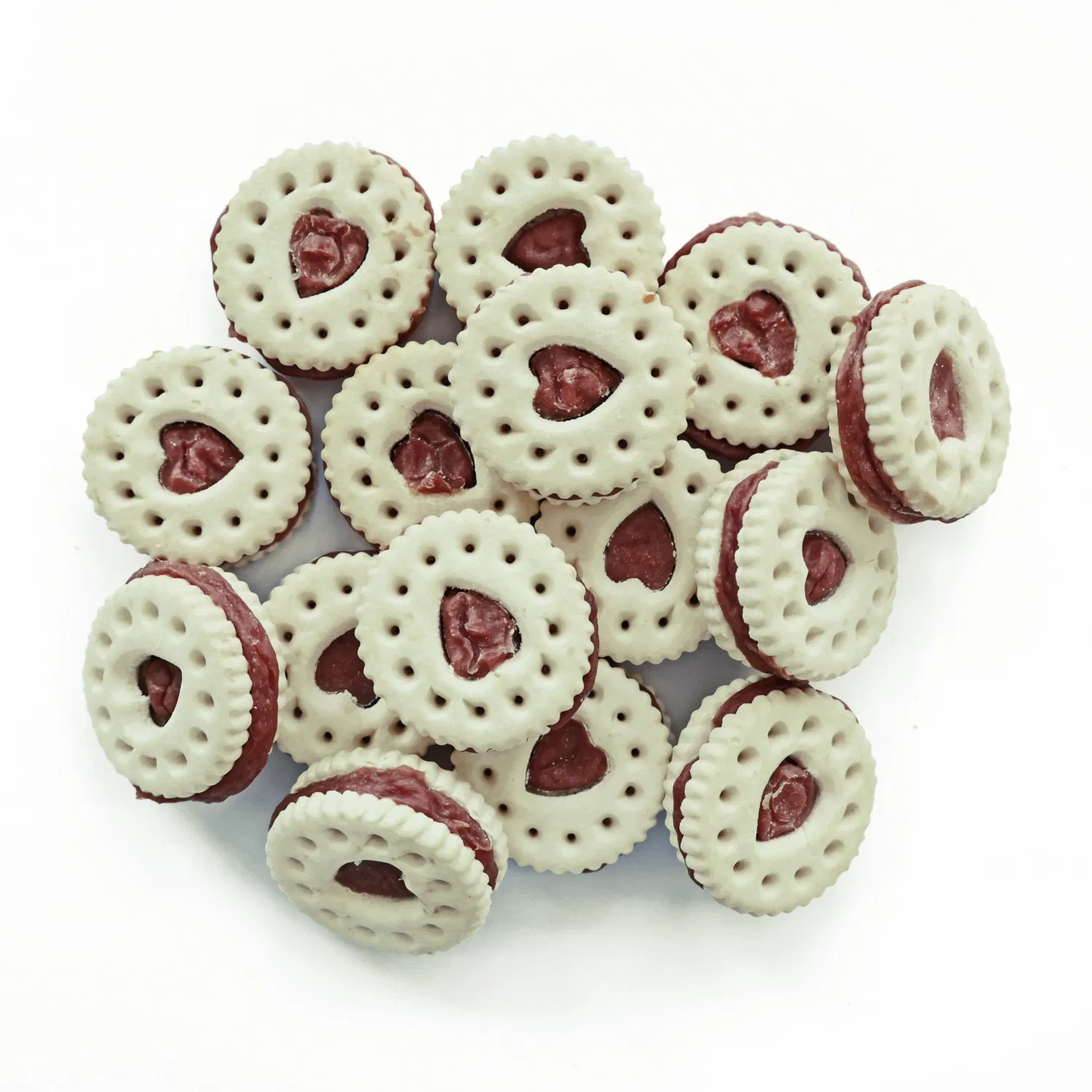 High - Protein Pet Treats Omega - Rich Chicken Filled Snacks Cookies