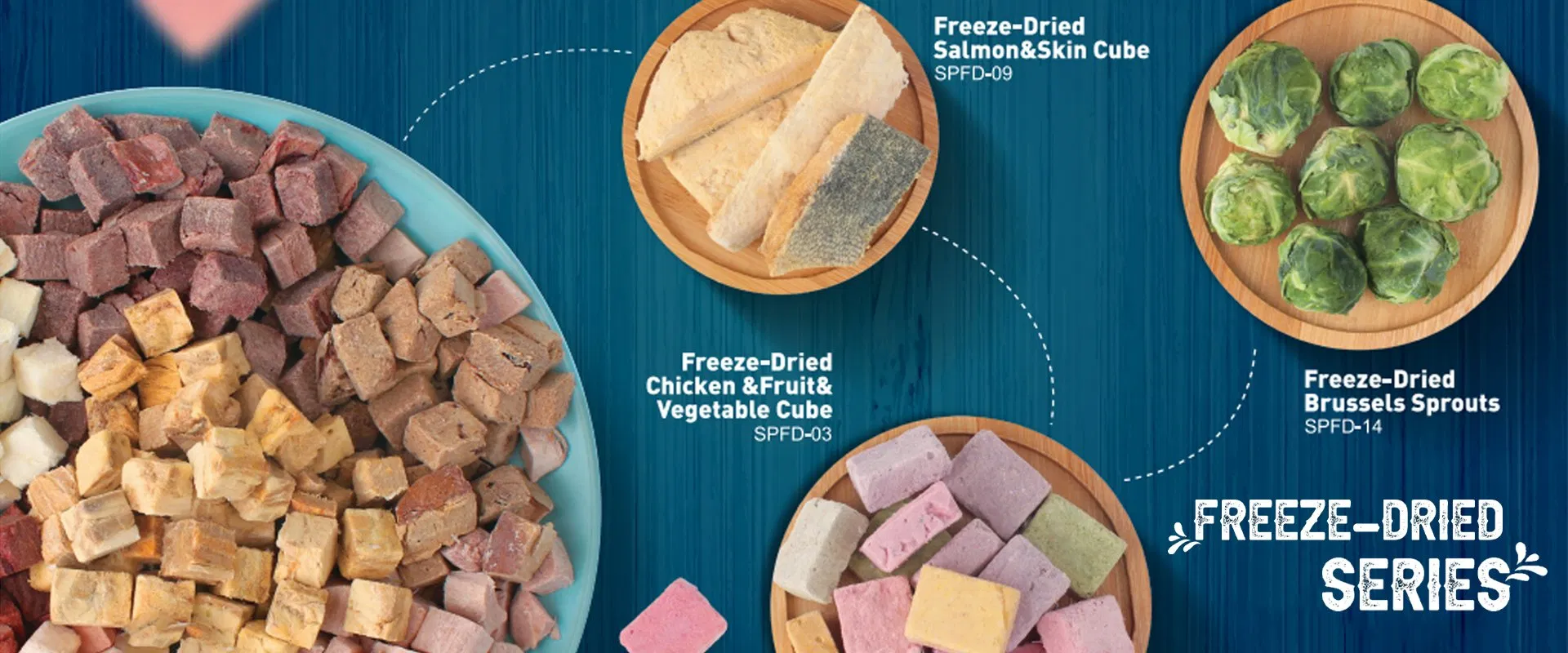 Organic Freeze-Dried Pet Treats All-Natural Beef Liver Cube with Customized Packing
