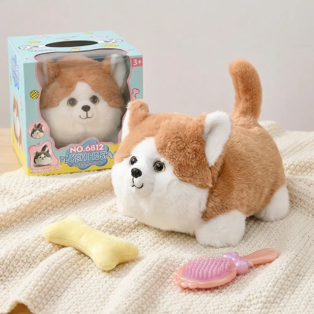 Soft and Cuddly Electric Plush Puppy with Fun Sounds