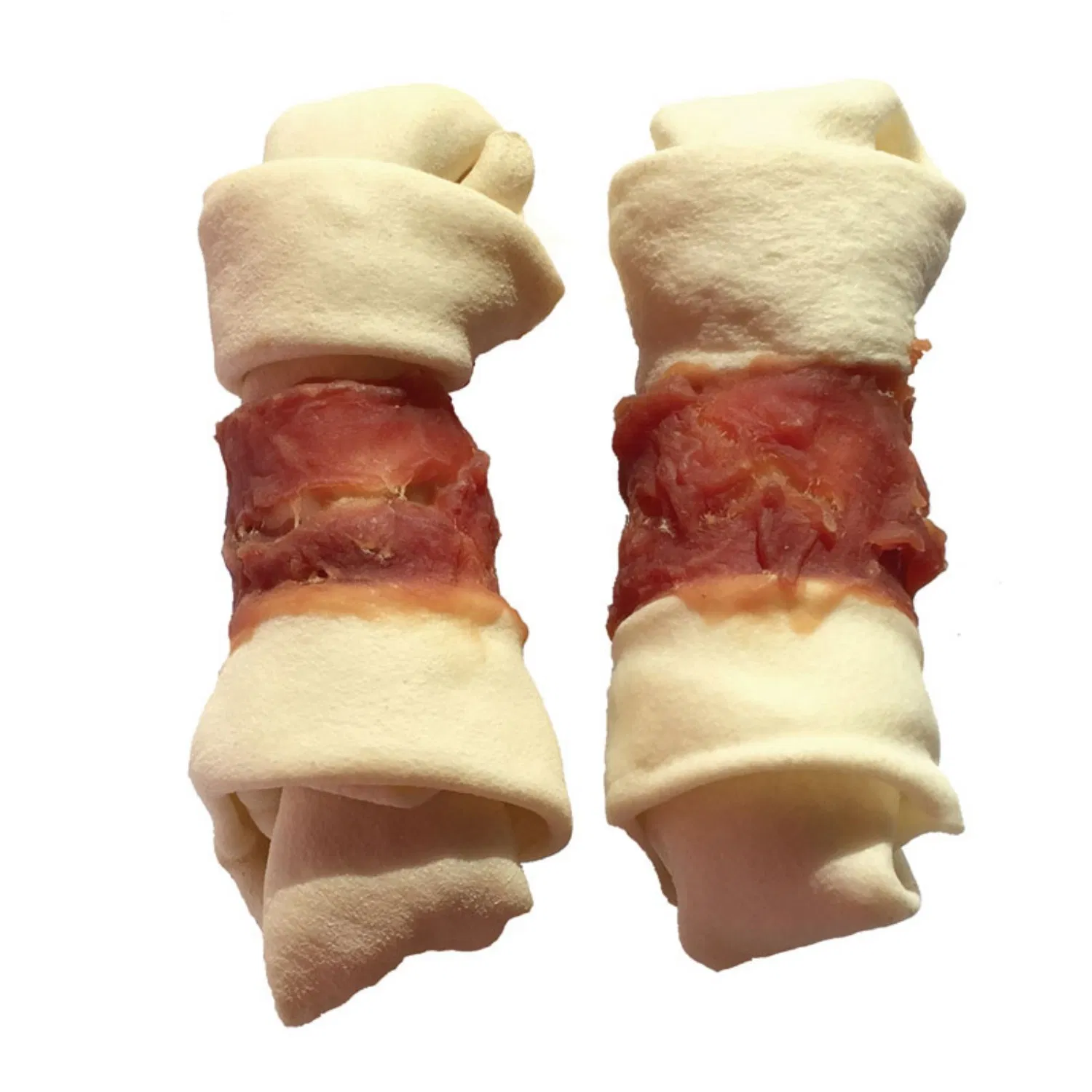 Duck Wrapsrawhide Knotted Bone Rawhide Chews Pet Treats with Grain Free